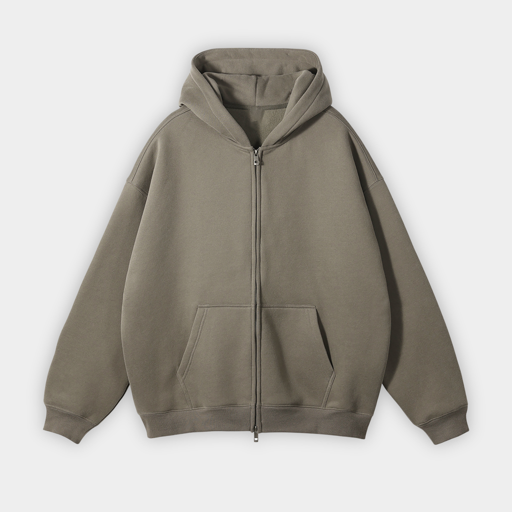 Bèaumont Basics Zip Hoodie