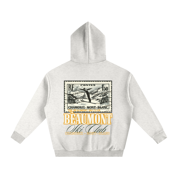 BÈAUMONT SKI CLUB HOODIE 0.1 (Oat Grey)
