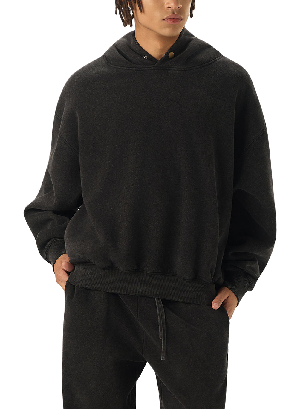 Bèaumont Basics Frayed Hoodie